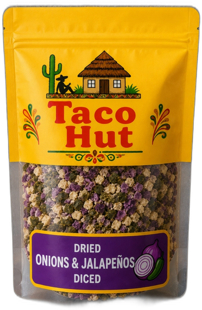 Taco Hut Freeze-Dried Salsa Jalapeño Onion Mix