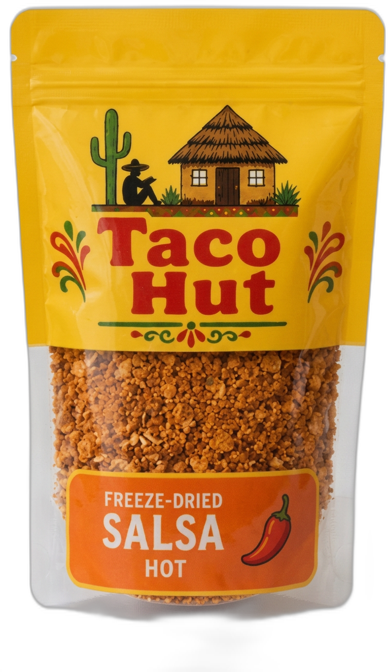 Taco Hut Freeze-Dried Salsa Hot
